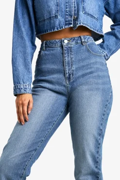 Jean Slim Basique Taille Haute Pour Grandes Tailles