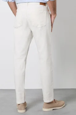 Jean Slim Blanc Cassé