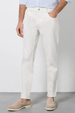 Jean Slim Blanc Cassé