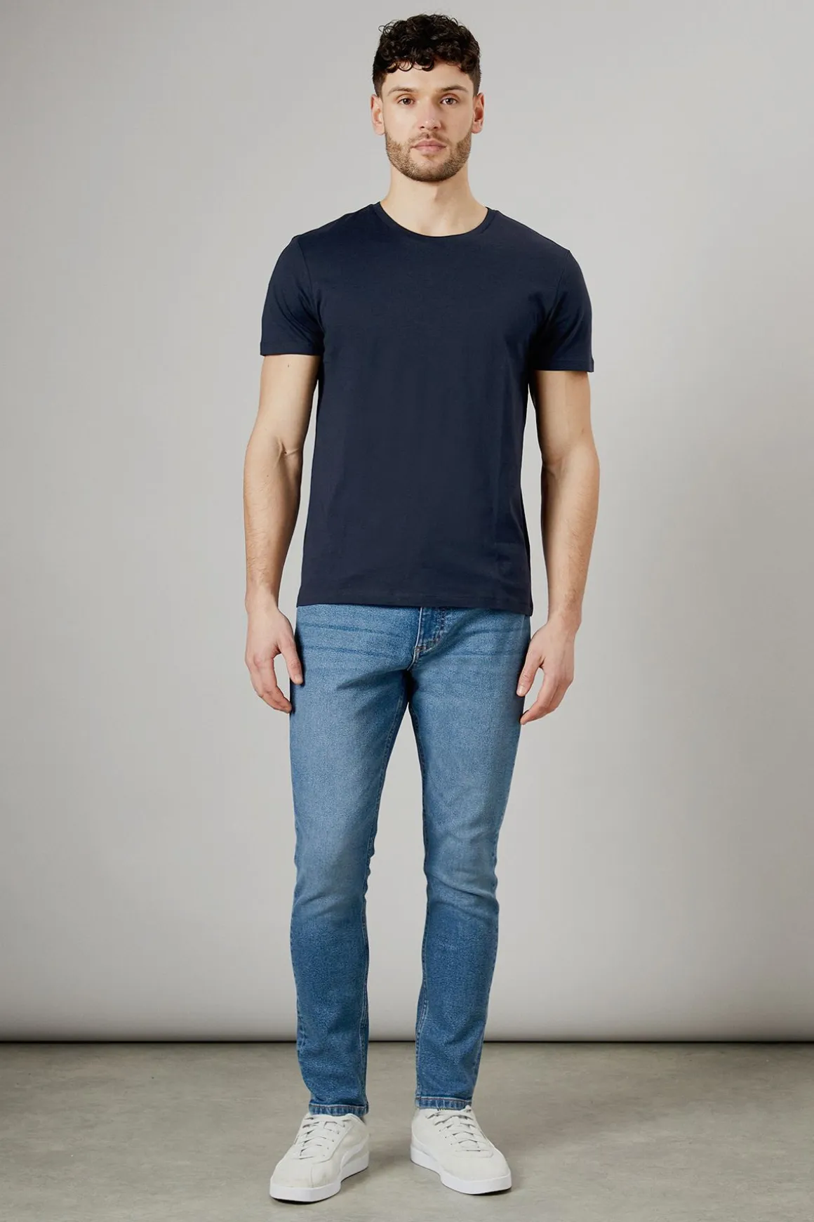 Jean Slim Délavé Pierre Stretch