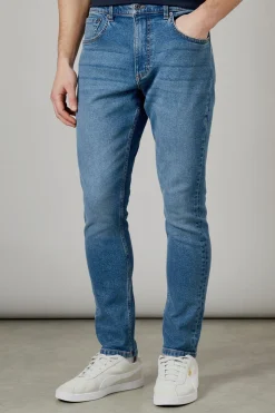 Jean Slim Délavé Pierre Stretch