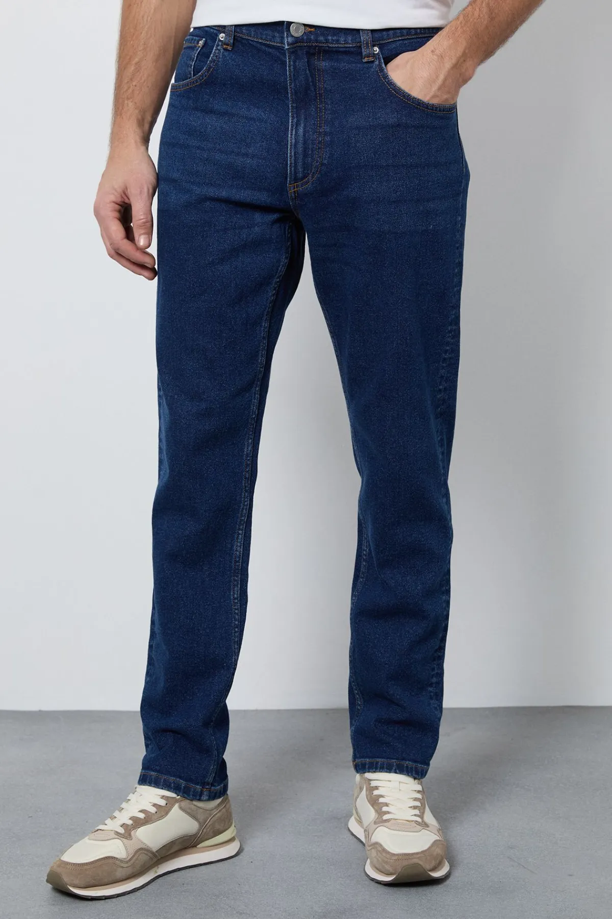 Burton Jean Slim Fit Stretch Indigo<Homme Denim|Denim