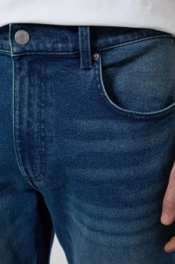 Burton Jean Slim Stretch Délavage Bleu<Homme Denim|Denim