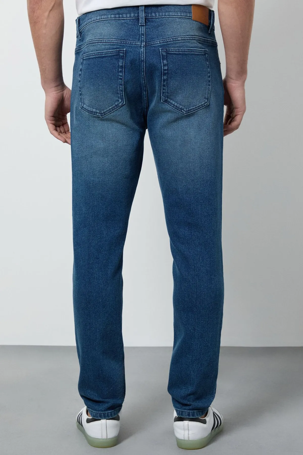 Burton Jean Slim Stretch Délavage Bleu<Homme Denim|Denim