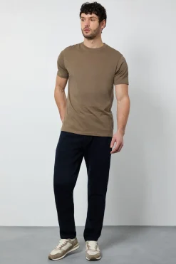 Jean Slim Stretch Délavage Bleu-noir