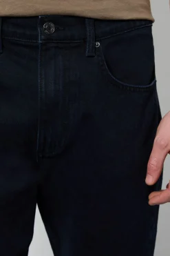 Jean Slim Stretch Délavage Bleu-noir