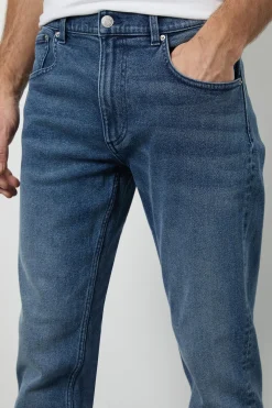 Jean Slim Stretch Délavage Vintage Clair