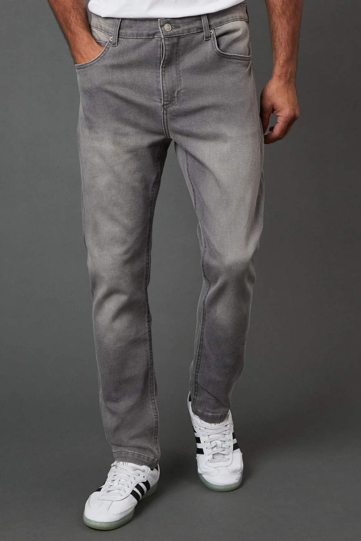 Jean Slim Stretch Gris