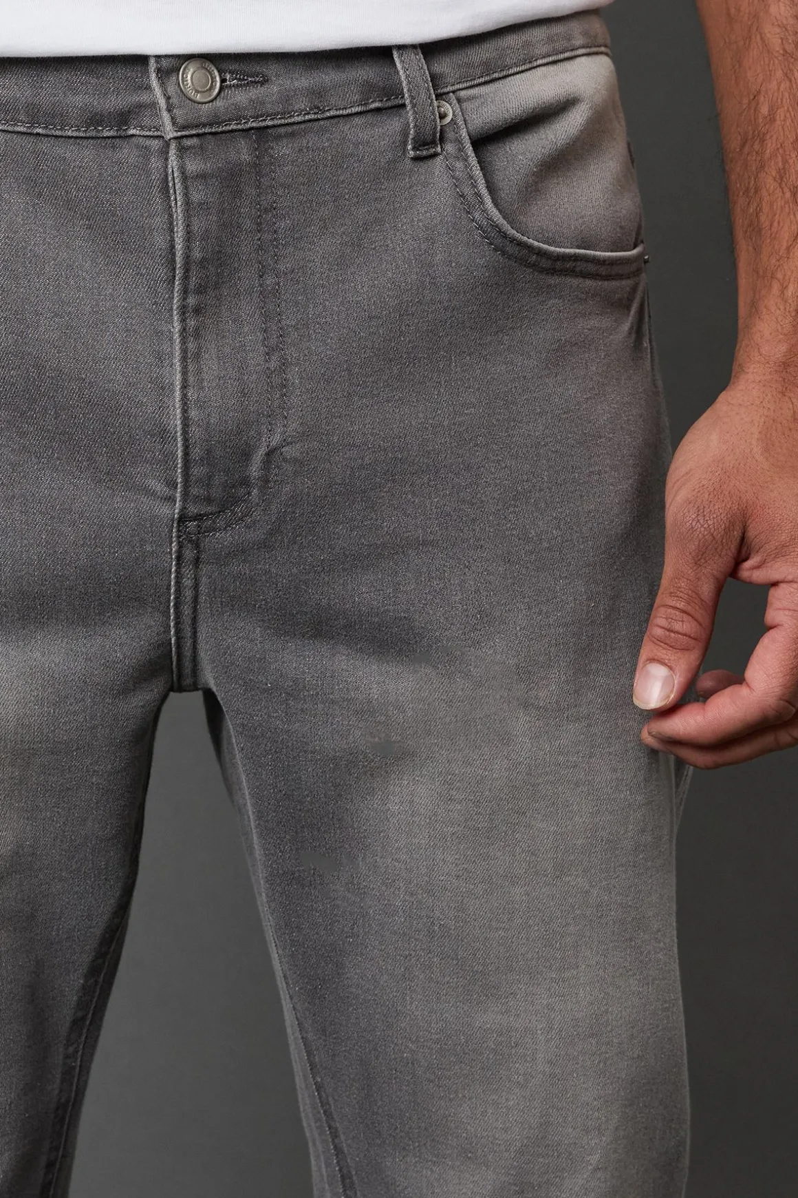 Jean Slim Stretch Gris
