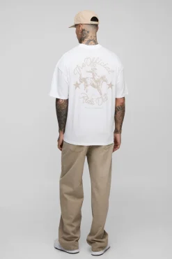boohooMAN Jeans longs lavés à coupe décontractée<Homme Denim|Tout Afficher
