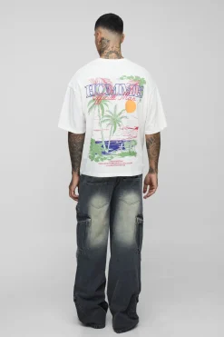Jeans longs, teintés, lavés et à coupe ample