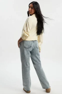 Jeans Maman Maternité à Porter Par-dessus le Ventre