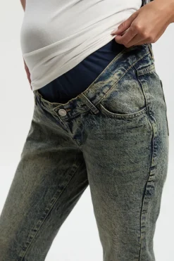 Jeans Maternité Basiques Taille Haute pour Maman