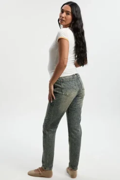 Jeans Maternité Basiques Taille Haute pour Maman