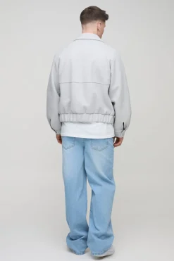 boohooMAN Jeans Rigide Décontracté pour Grandes Tailles<Homme Denim|Tout Afficher