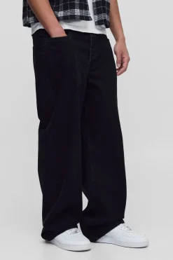 Jeans Rigides Décontractés pour Grandes Tailles