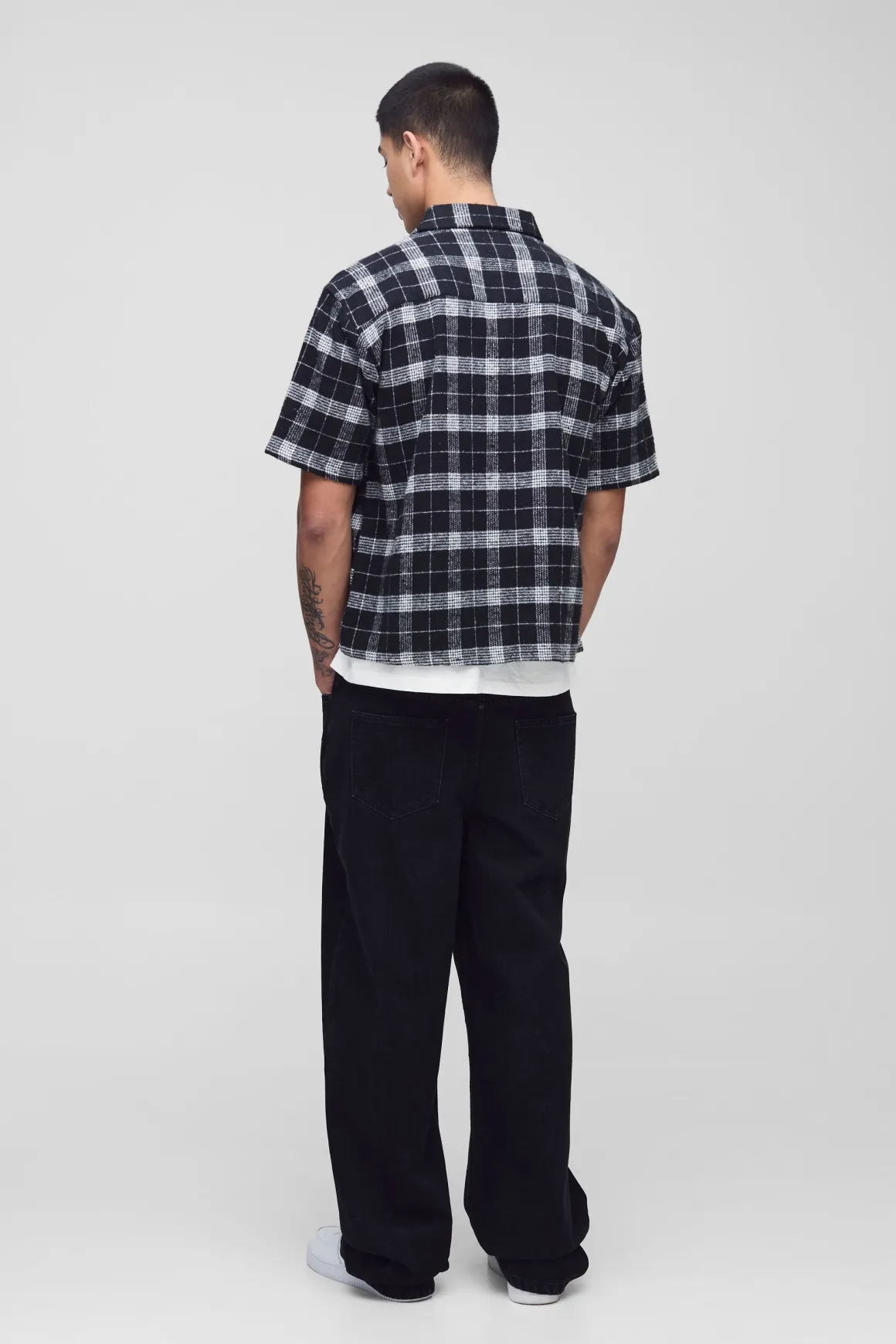Jeans Rigides Décontractés pour Grandes Tailles