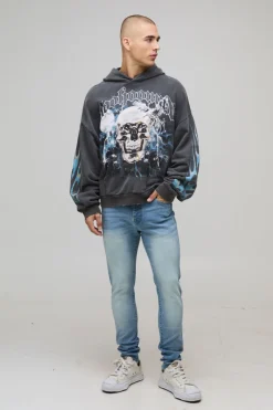 Jeans skinny stretch délavés