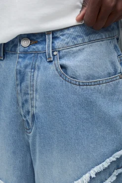 Jean Super Baggy À Patchwork Fleuri