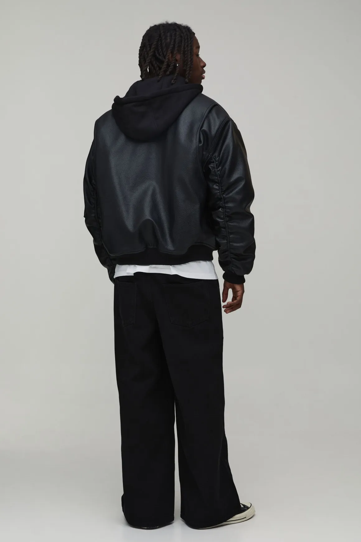 Jean Super Large avec Détail Fermoir