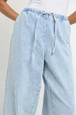 boohoo Jean supersoft à taille élastiquée<Femme Denim|Jeans