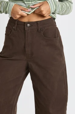 Jean à taille haute à jambes larges
