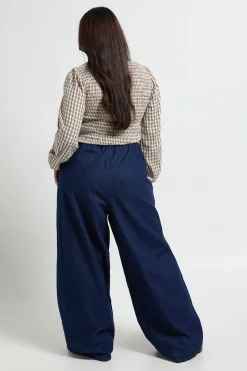 Jean à taille élastiquée Plus