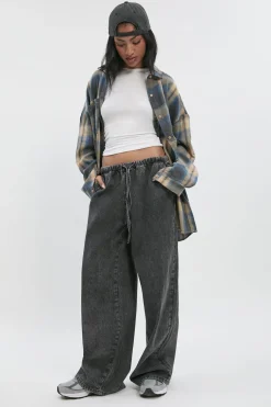 Jean à taille élastiquée supersoft