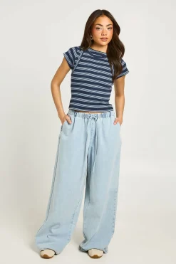 Jean À Taille Élastiquée Supersoft