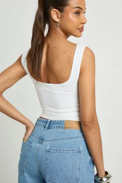 boohoo Jean à taille mi-haute, coupe ample et jambes larges<Femme Denim|Jeans