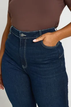 boohoo Jean Évasé Grande Taille Taille Haute Sculptant Les Fesses<Femme Denim|Jeans