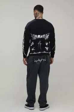 Jogger Ample Ballon Style Gothique Délavé Coupe Tall