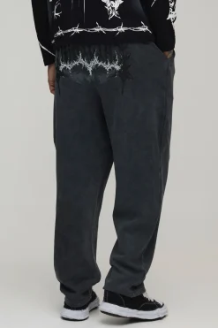 Jogger Ample Ballon Style Gothique Délavé Coupe Tall