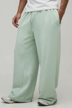 boohooMAN Jogger Ample Délavé En Molleton Bouclette Coupe Ballon<Homme Joggings|Jogging