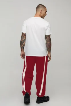 boohooMAN Jogger Ample À Panneaux Avec Ourlet Élastique À Cordon<Homme Jogging|Tout Afficher