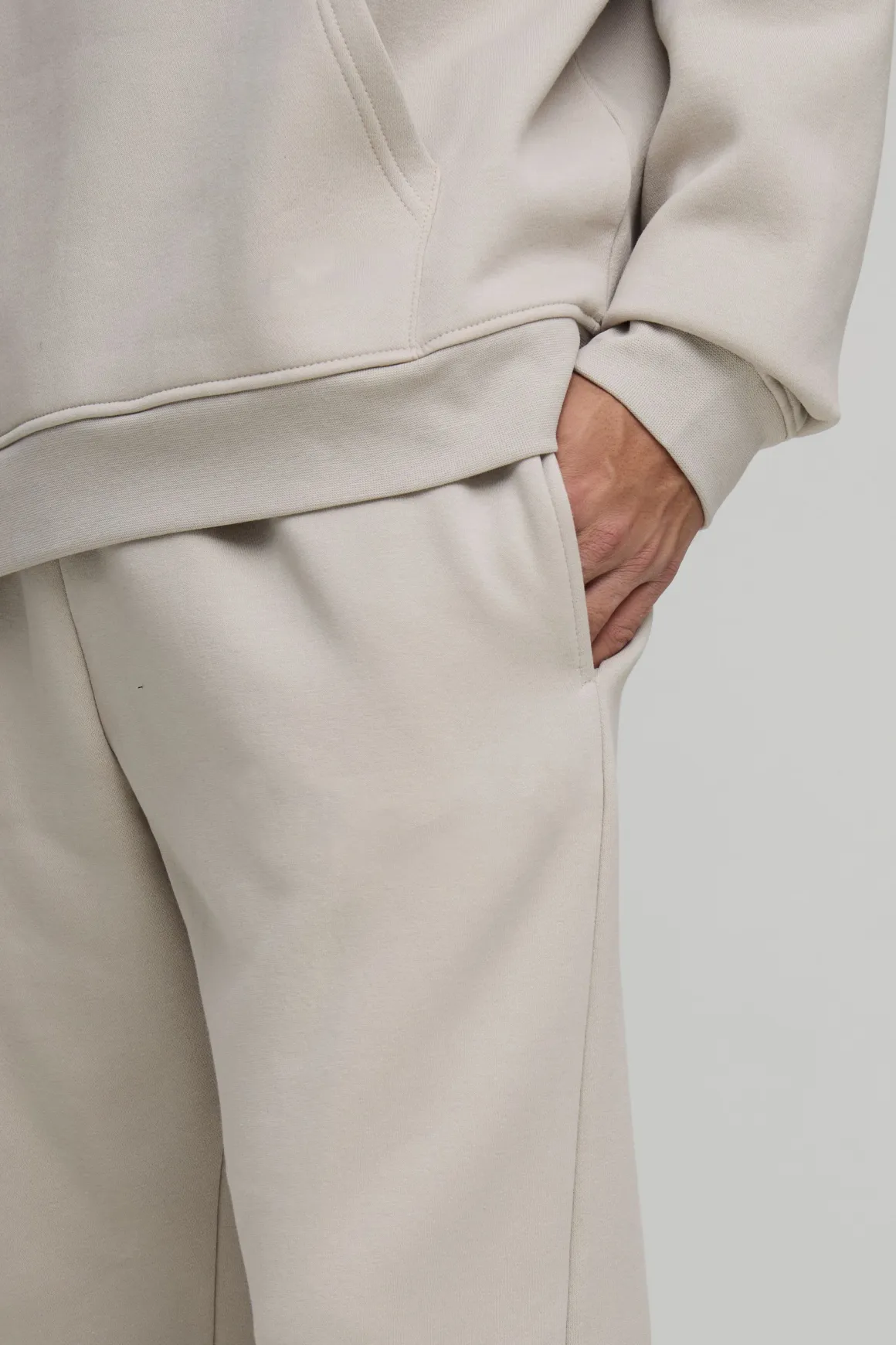 Jogger Basique Grande Taille à Coupe Droite