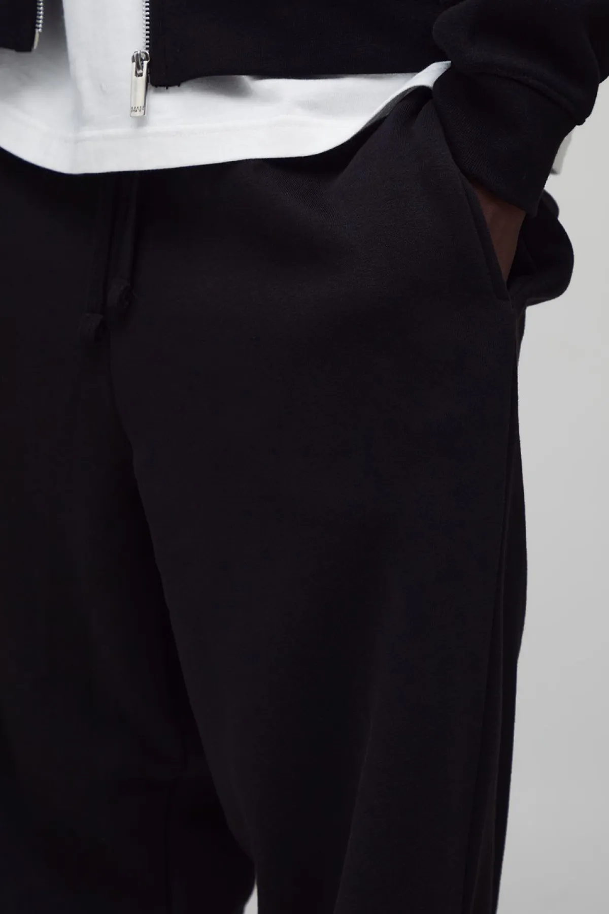boohooMAN Jogger basique oversize à entrejambe tombant<Homme Tout Afficher|Jogging