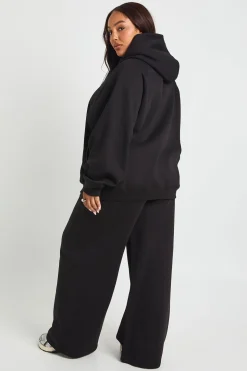 Jogger basique Plus Core à jambe droite avec détail de plis pincés