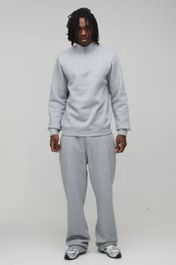 boohooMAN Jogger Basique Taille Haute Coupe Droite Jambe Droite<Homme Tout Afficher|Jogging