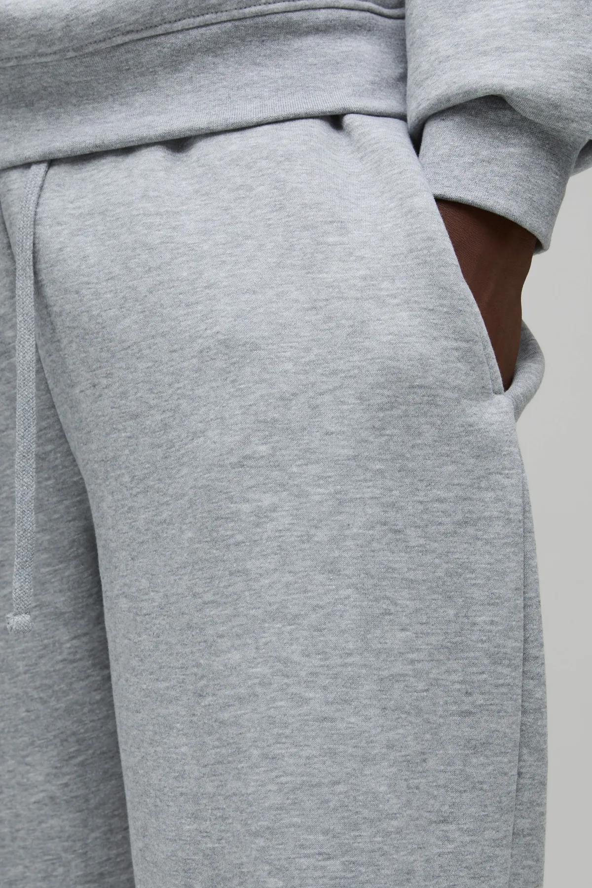 boohooMAN Jogger Basique Taille Haute Coupe Droite Jambe Droite<Homme Tout Afficher|Jogging