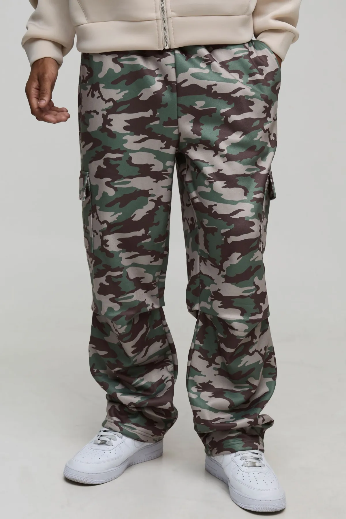 boohooMAN Jogger cargo camouflage décontracté<Homme Joggings|Jogging