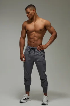 Jogger Cargo Homme Ajusté Avec Chevilles Resserrées Active