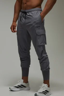 Jogger Cargo Homme Ajusté Avec Chevilles Resserrées Active