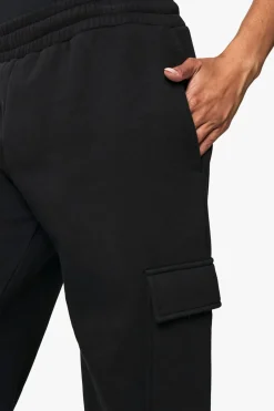 Jogger cargo à jambes larges