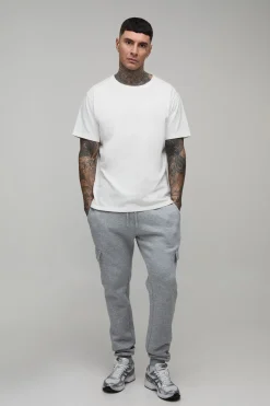 Jogger Cargo Skinny Fit Basique Grande Taille
