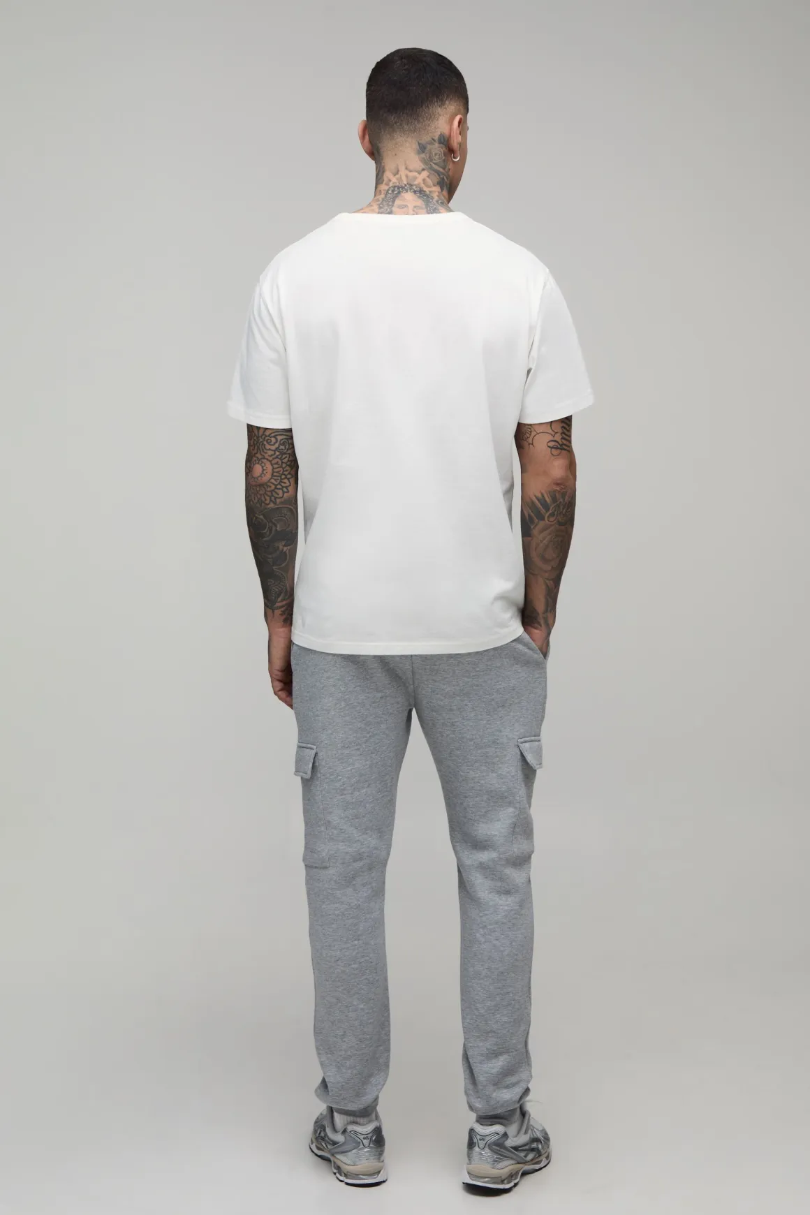 Jogger Cargo Skinny Fit Basique Grande Taille