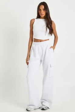 boohoo Jogger Cargo Taille Haute Jambes Larges<Femme Pantalons|Athleisure