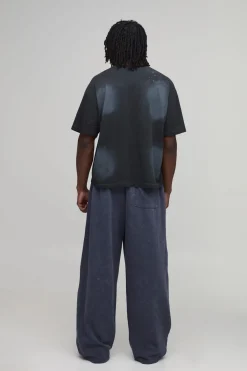 boohooMAN Jogger Charpentier Grande Taille Coupe Ample Jambe Large Décontractée<Homme Tout Afficher|Jogging