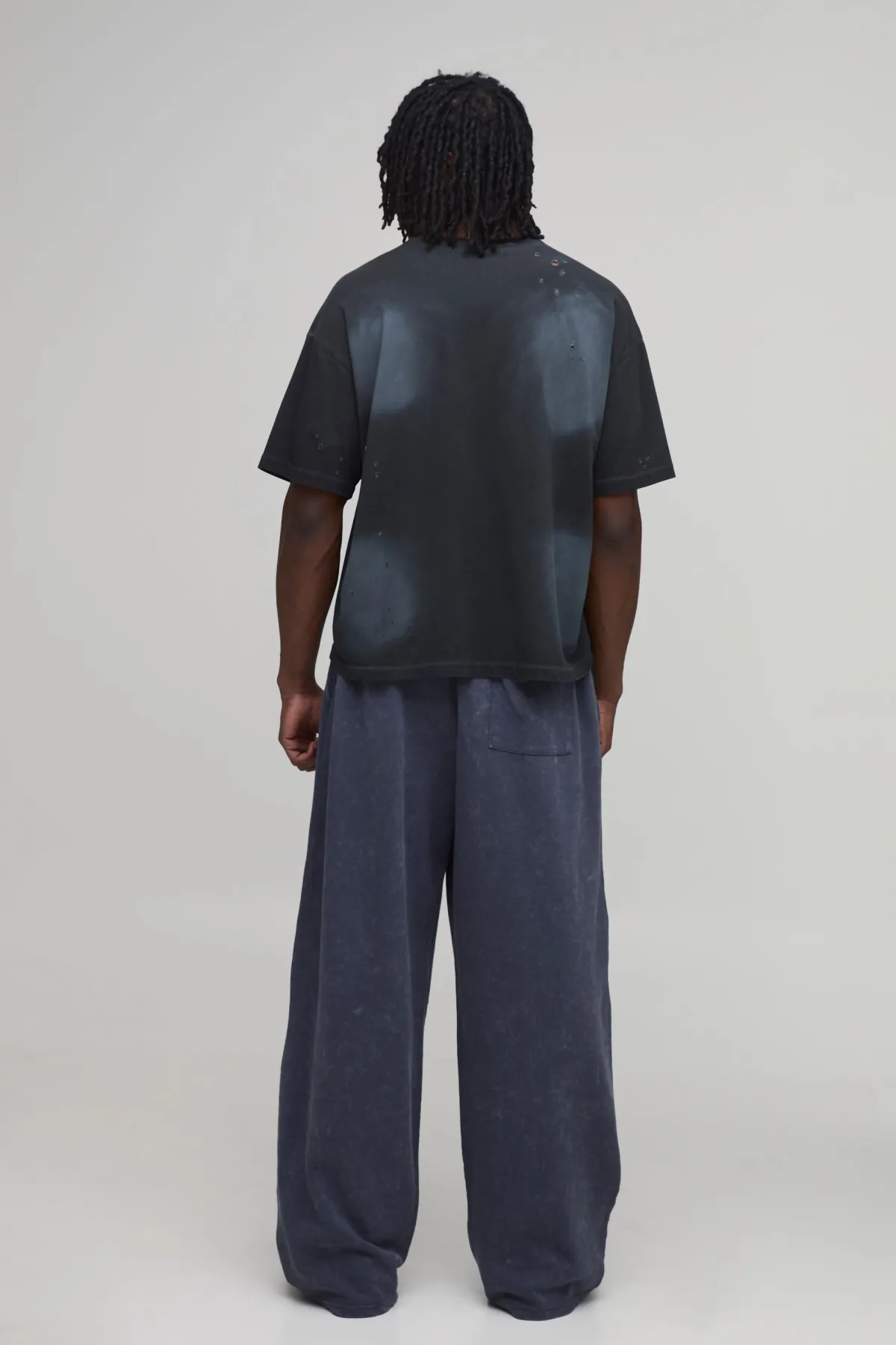 boohooMAN Jogger Charpentier Grande Taille Coupe Ample Jambe Large Décontractée<Homme Tout Afficher|Jogging