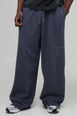 boohooMAN Jogger Charpentier Grande Taille Coupe Ample Jambe Large Décontractée<Homme Tout Afficher|Jogging